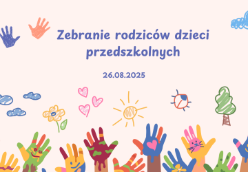 Zebranie rodziców dzieci przedszkolnych