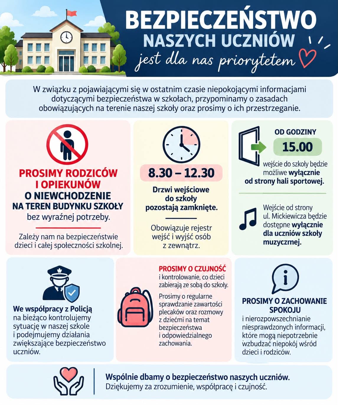 Bezpieczeństwo uczniów